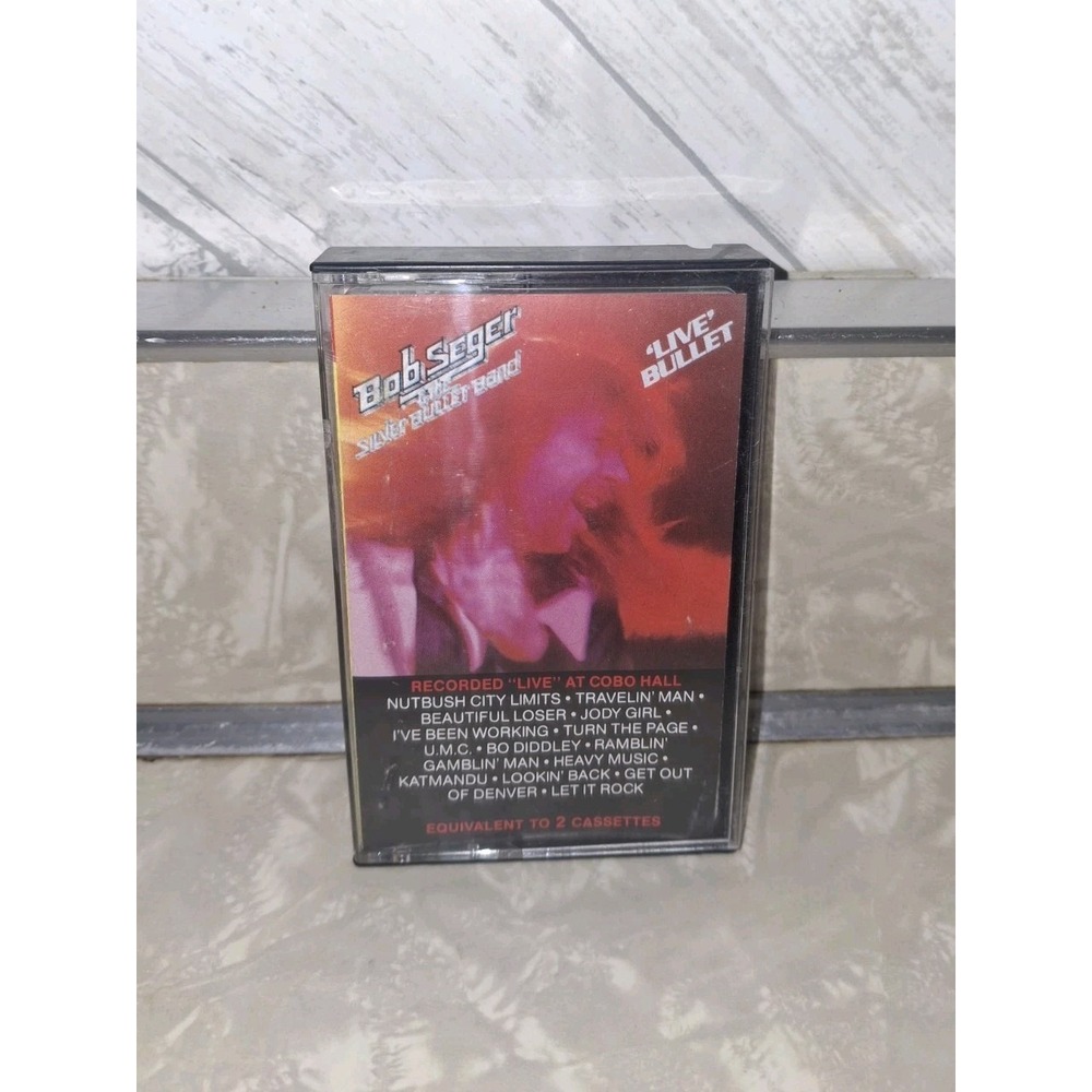 Bob Seger, The Silver Bullet Live Bullet Band CASSETTE Rock And Roll